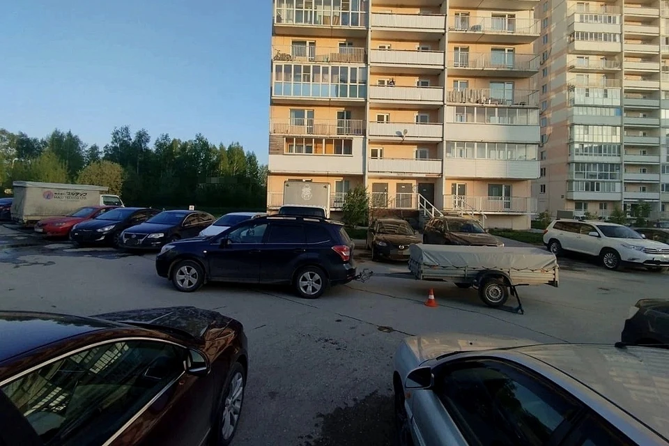 В Новосибирске водитель «Субару» сбил 5-летнего самокатчика. Фото: Госавтоинспекция по Новосибирской области