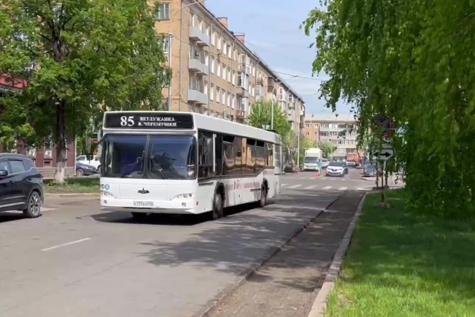 Скриншот: видео Дептранс Красноярска
