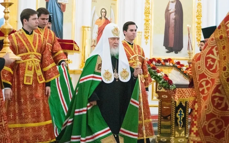 18 мая в Воткинск патриарх Кирилл приехал на освящение Благовещенского собора. Фото: Данил Иванов