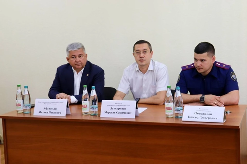 Прошлый руководитель отдела СКР Рунар Шамсутдинов перешел на работу в Казань. Фото: telegram-канал главы Зеленодольского района Михаила Афанасьева