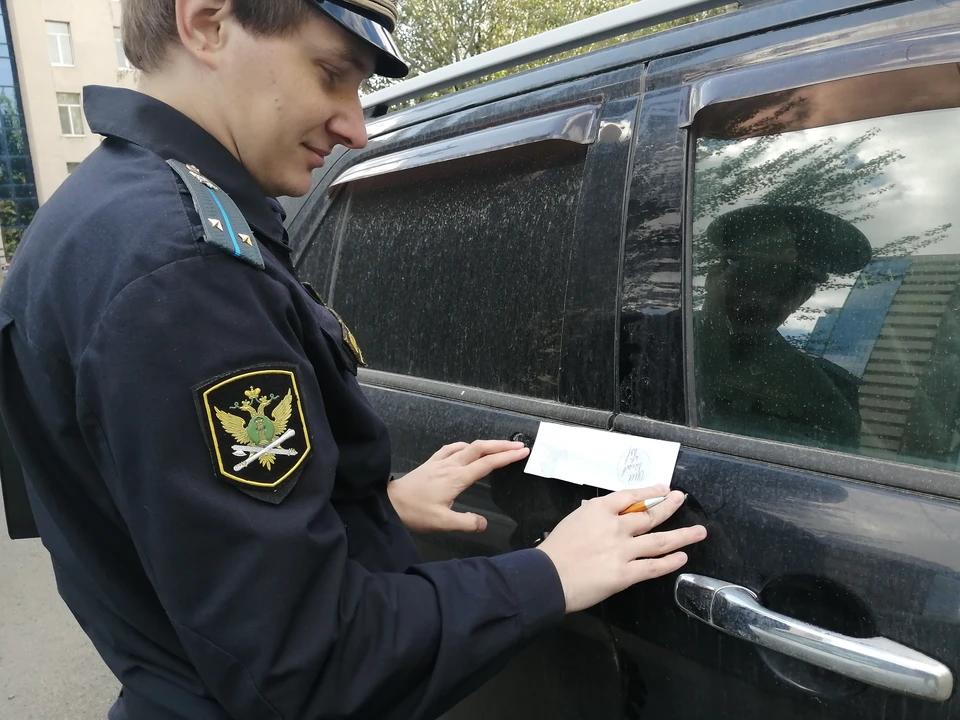 Автомобиль нашли и отправили на специализированную стоянку. Фото: ГУ ФССП по Самарской области