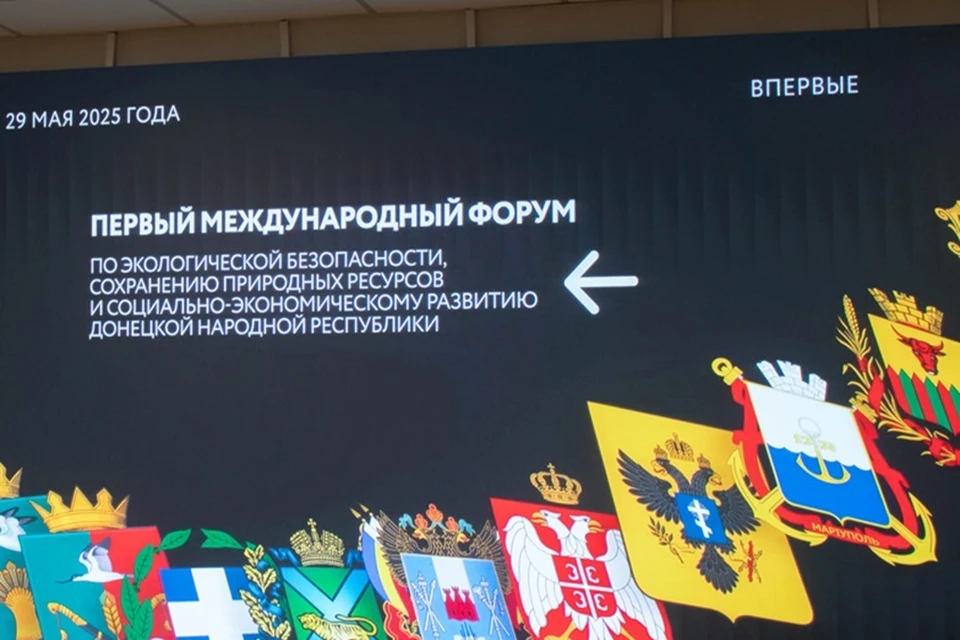 В ДНР впервые прошел Международный форум по экологической безопасности. Фото: Народный Совет ДНР