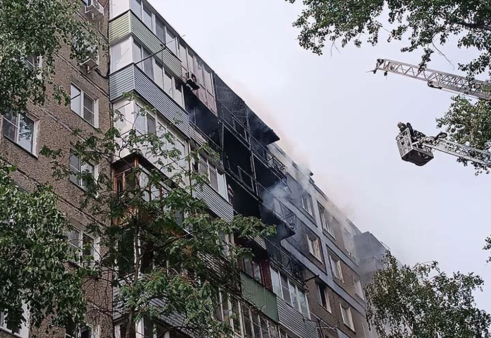 Четыре человека пострадали на пожаре в девятиэтажном доме в Нижнем Новгороде.