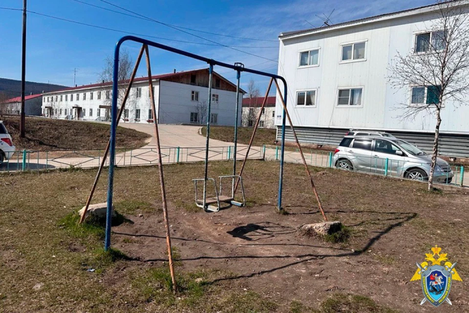 Девочка упала на землю и получила удар жестким подвесом в область головы. Фото: СУ СКР по РС (Я)