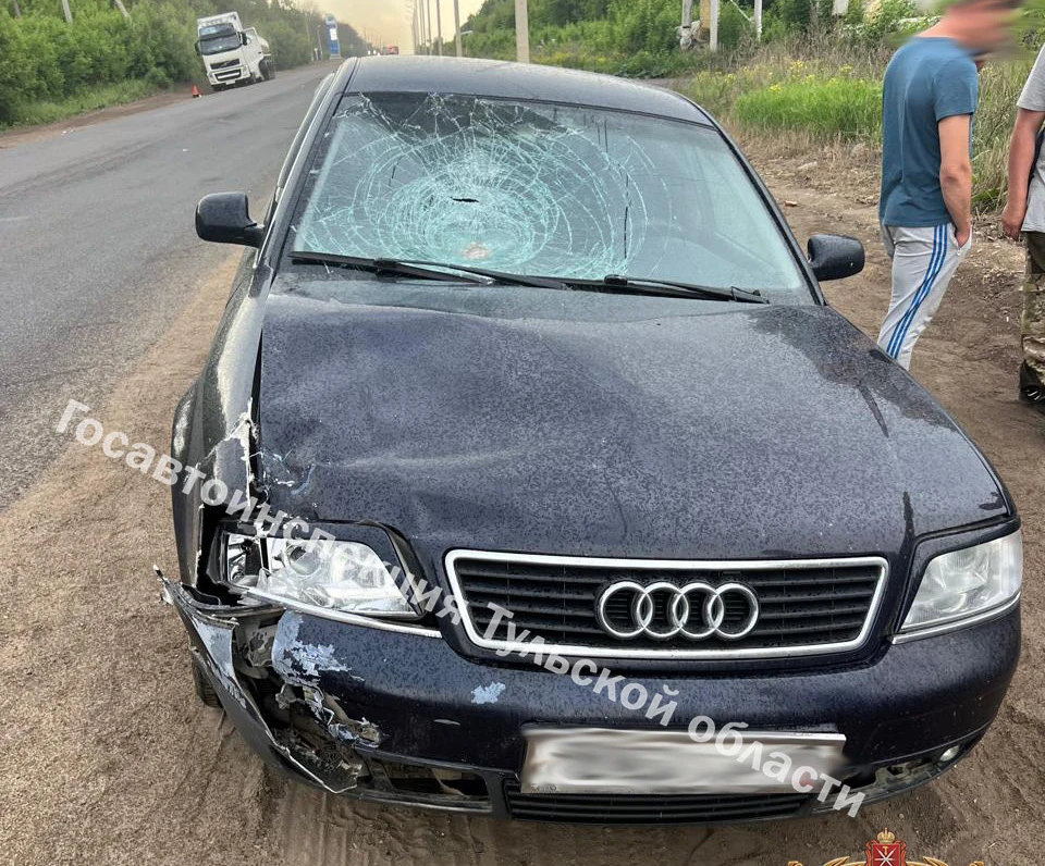 Юный мотоциклист попал в больницу после ДТП под Ефремовым Тульской области