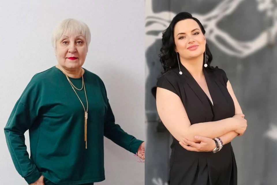 68-летняя медсестра спасла телеведущую из Томска в самолете. Фото: Предоставлено Верой Николаевной // Предоставлено Дарьей Пироговой