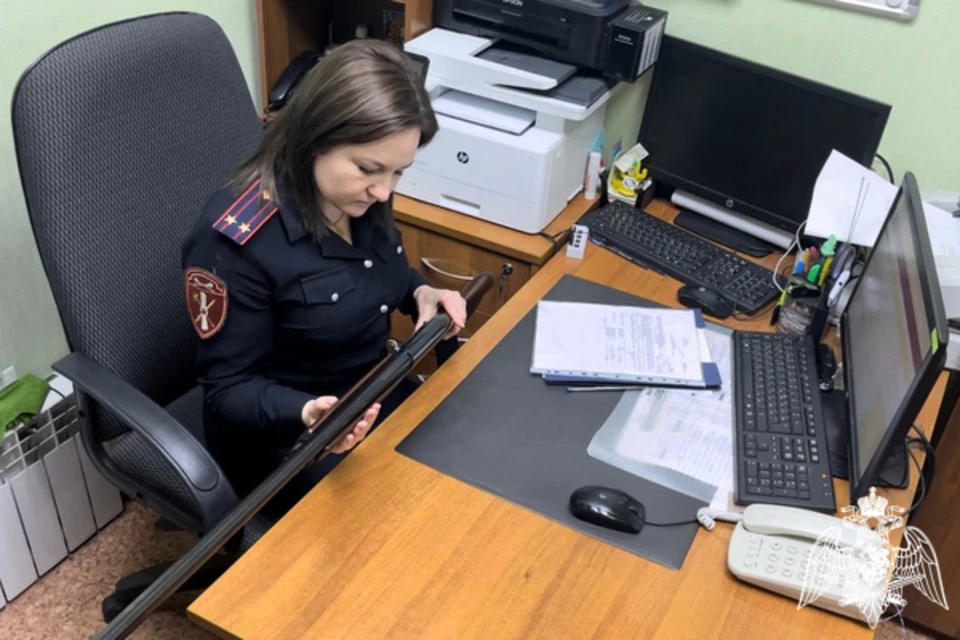 Но и 11 "стволов" у нарушителей пришлось изъять. Фото: Росгвардия Тверской области.