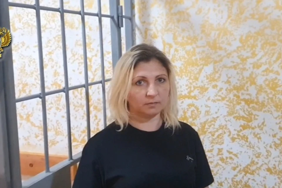 Надежда Плехова, торговавшая координатами российских солдат на Херсонщине, признана виновной в шпионаже и измене. Фото: прокуратура Херсонской области