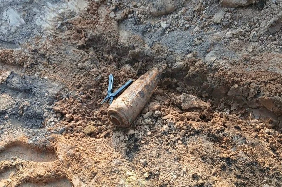 Снаряд вывезли на спецплощадку и уничтожили Фото: пресс-служба Управления Росгвардии по Свердловской области