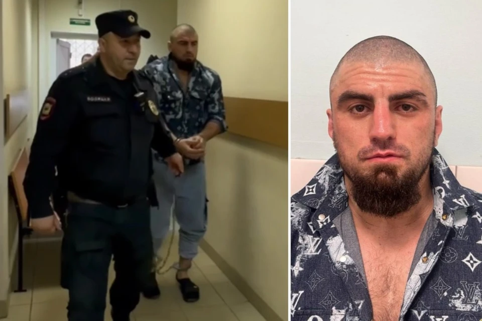 Ислама Вагабова посадили в СИЗО. Фото: стоп-кадр видео/МВД по Ленобласти