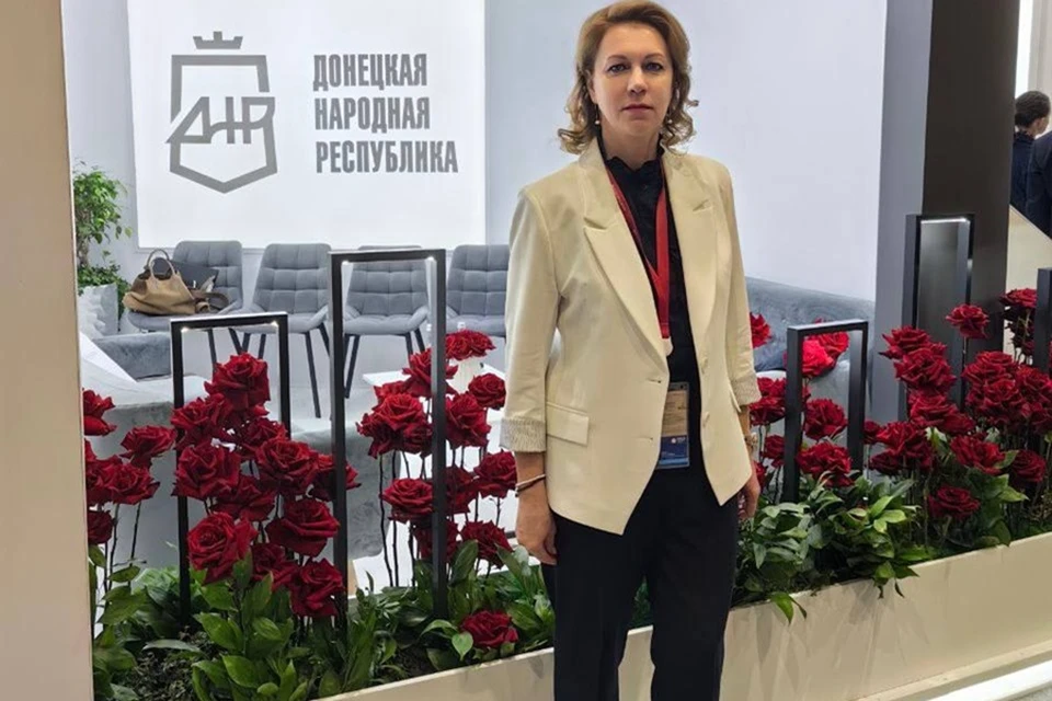 Вице-премьер ДНР принимает участие в двух медицинских секциях на ПМЭФ-2025. Фото: ТГ/Толстыкина
