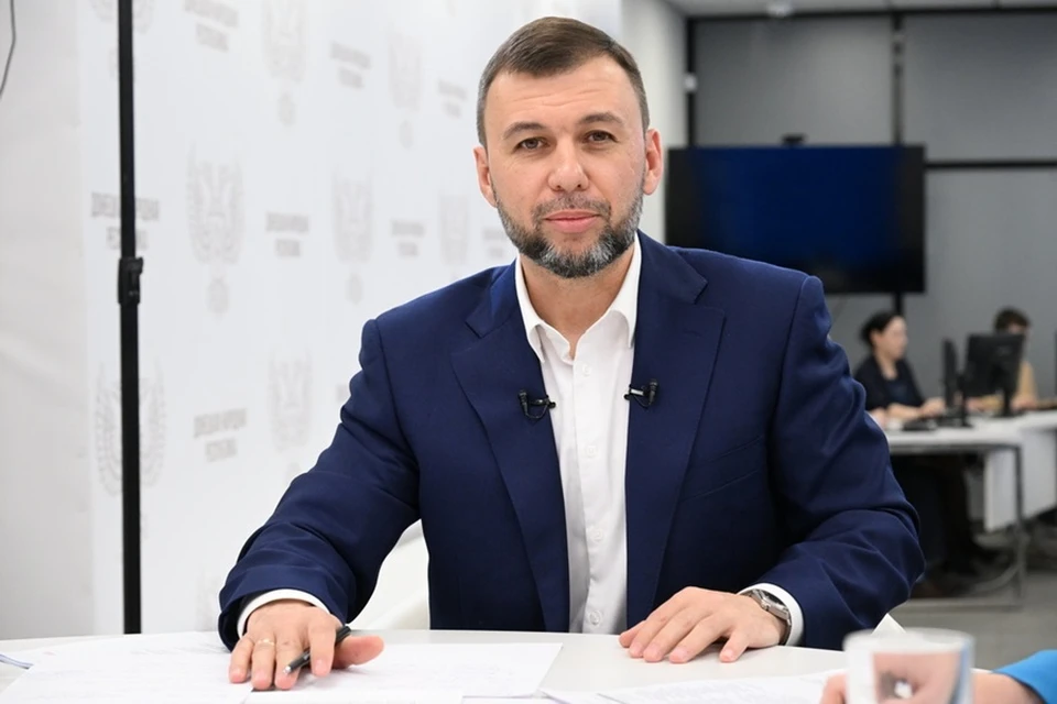 Во время Прямой линии Глава ДНР Денис Пушилин ответит на вопросы от жителей региона. Фото: Сайт Главы ДНР