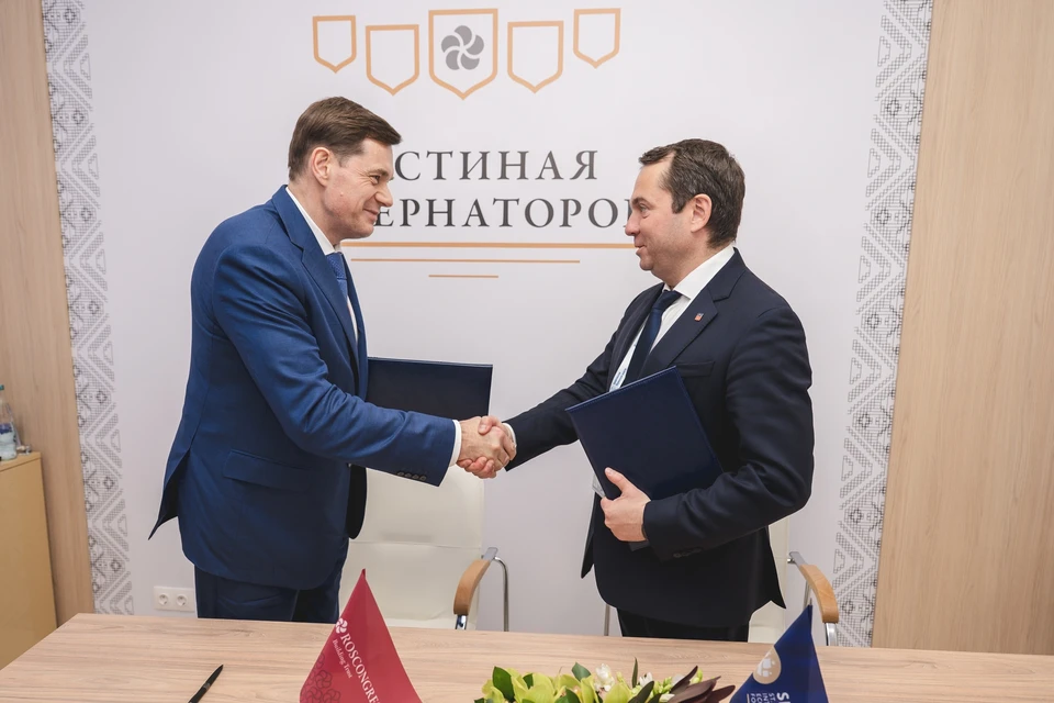 ПМЭФ традиционно стал площадкой, где заключались важные для региона социально-экономические соглашения. Фото: Правительство Мурманской области