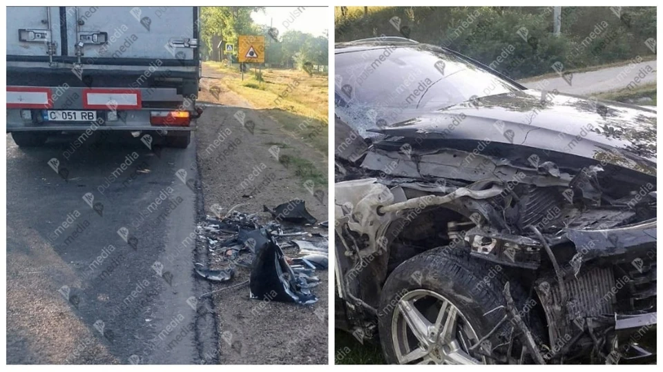 Полицейский INSP разбил свой Porsche и скрылся с места ДТП в Унгенах. Фото:pulsmedia