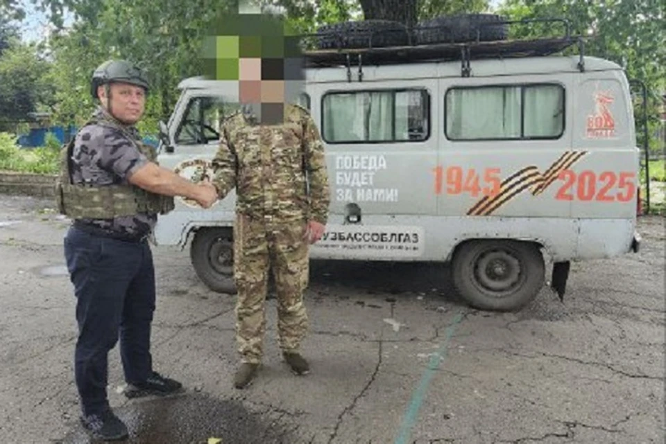 От Кузбасса военнослужащим в ДНР были переданы УАЗ-452 и беспилотники в качестве помощи. Фото: ТГ/Приходько