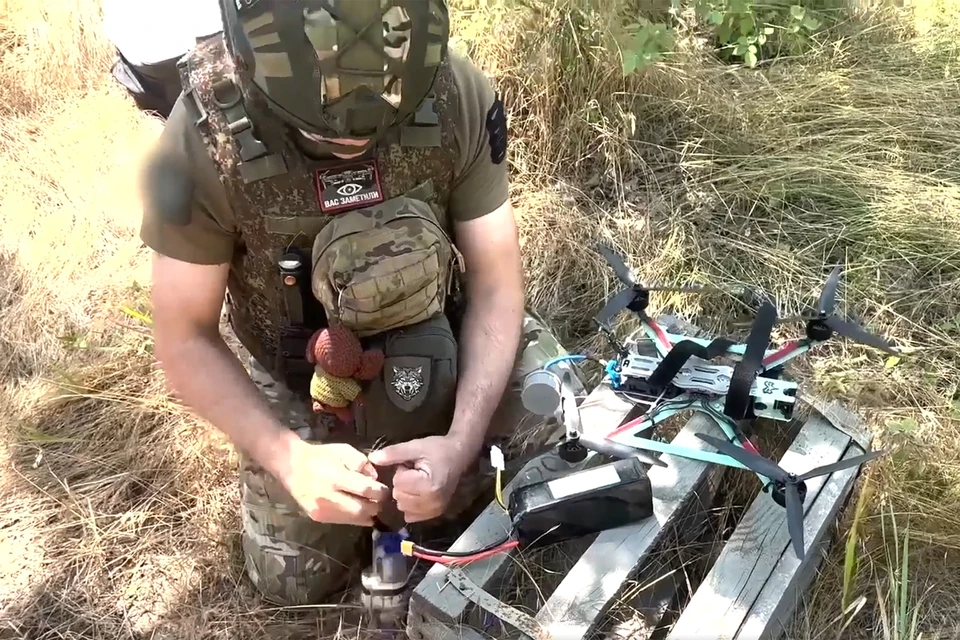 Боевая работа операторов fpv-дронов