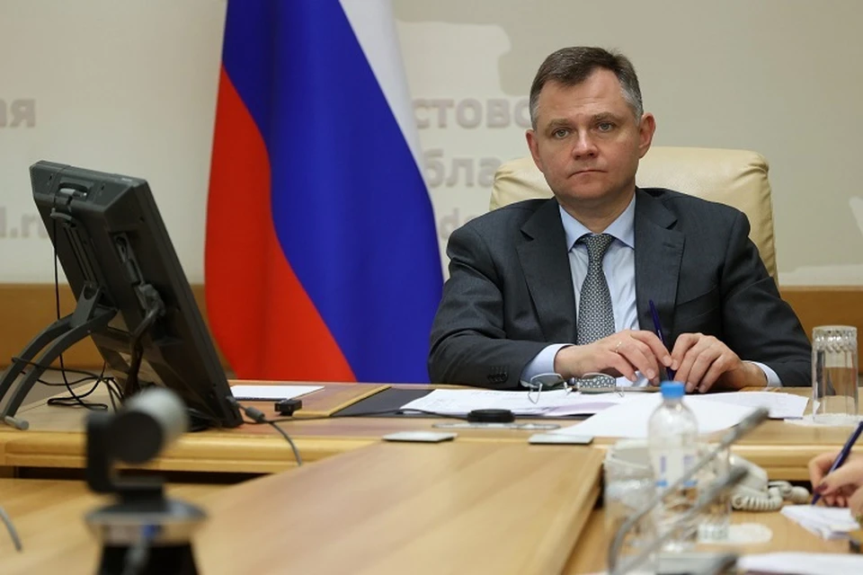 Кандидат на пост губернатора, врио главы региона Юрий Слюсарь. Фото: сайт правительства Ростовской области