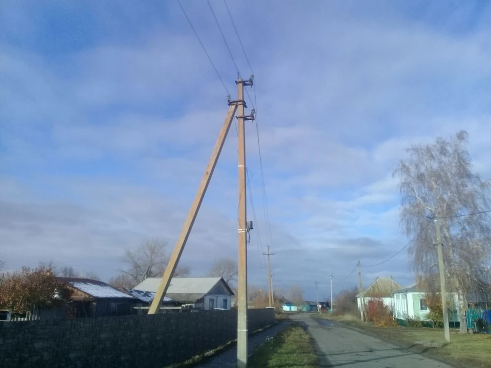 Из-за обрыва ЛЭП без света временно остается одно село.