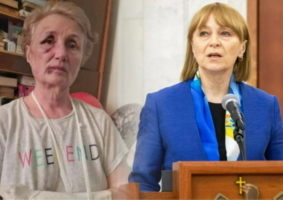 На вопиющее ЧП с избиением педагога Немеренко не посчитала нужным отреагировать. Фото: коллаж КП