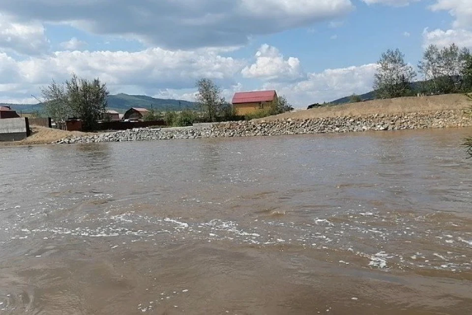 В Читинском районе возможна эвакуация жителей из-за повышения уровня воды в реке. Фото: администрация города Читы