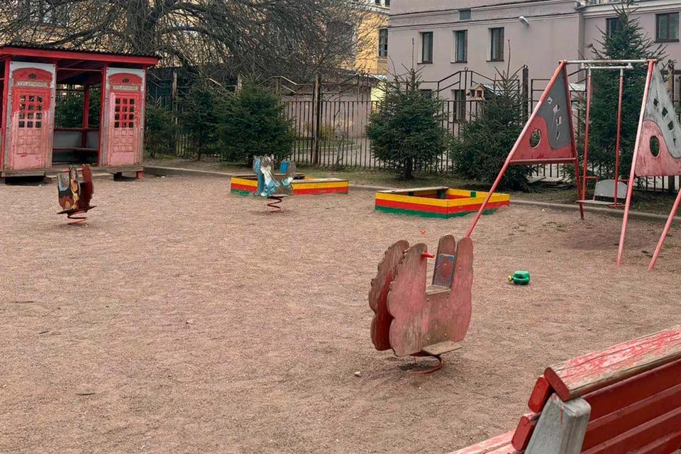 Площадка расположена на территории местного детского садика. Фото: Прокуратура по Петербургу