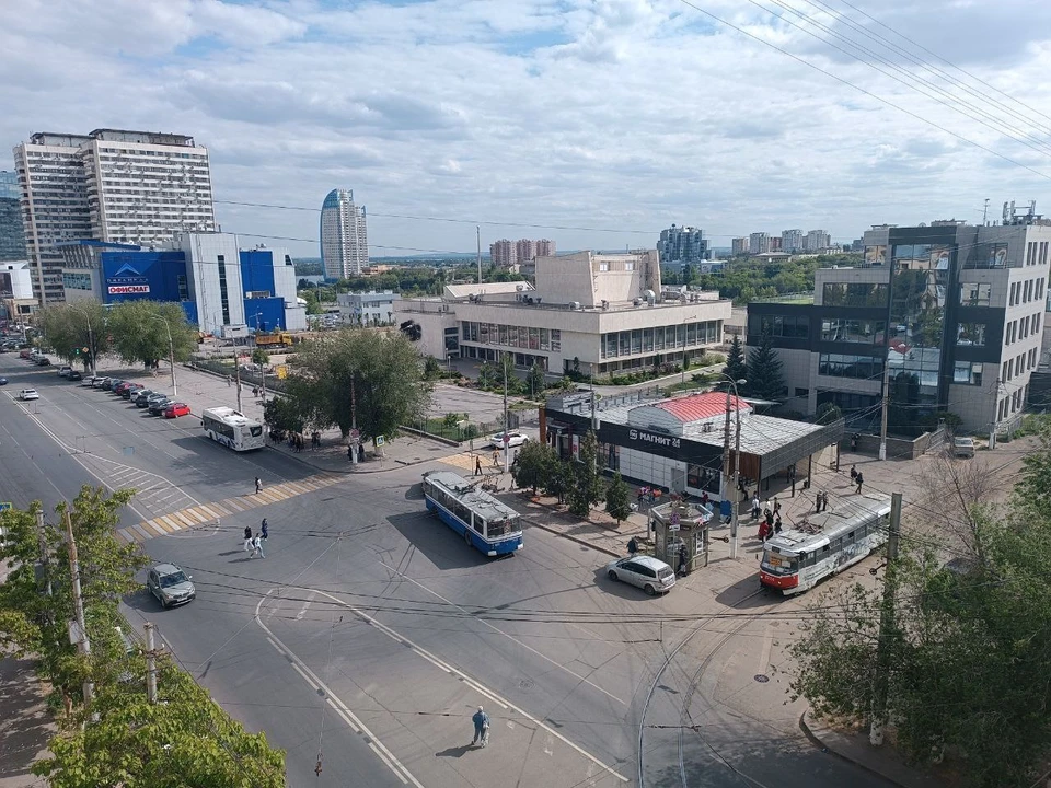 В Волгограде наступила жара.