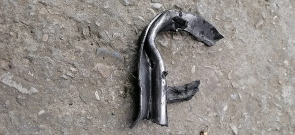 Обломки БпЛА.