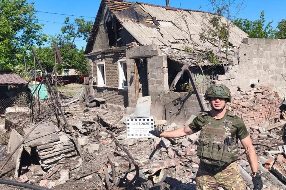 ВСУ ночью 9 июля обстреляли Ясиноватую из РСЗО HIMARS. Фото: t.me/DNR_SCKK