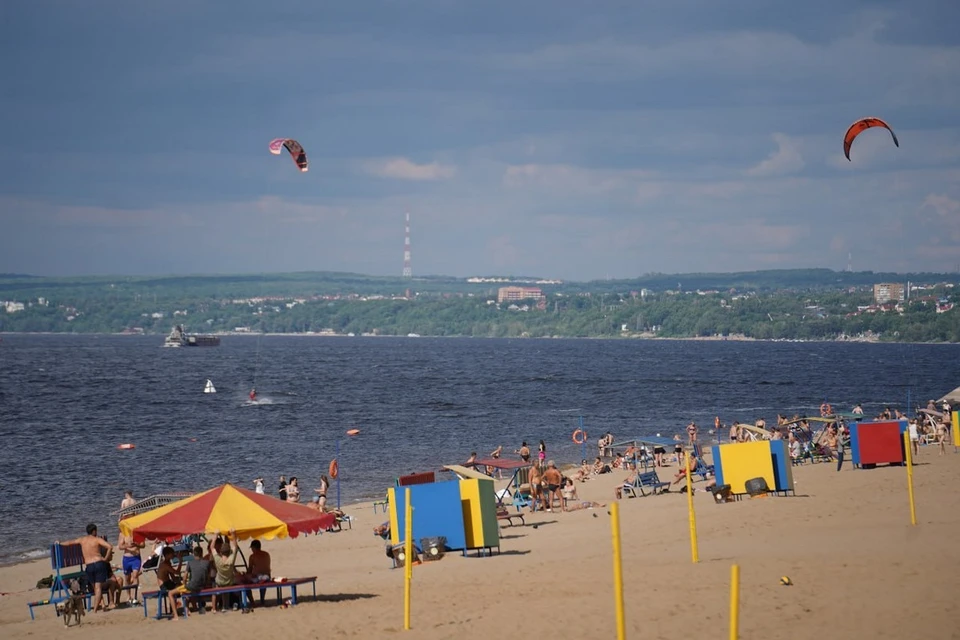 Температура воды в Саратовском водохранилище у Самары достигла 21,5 градуса.