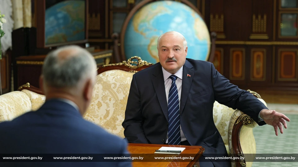 Президент Александр Лукашенко на встрече с Игорем Додоном дал совет Молдове. Фото: официальный сайт президента Беларуси.