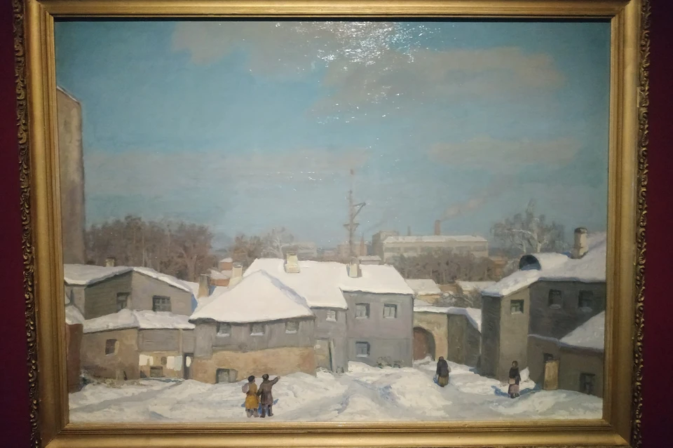 Николай Крымов, «Зимний пейзаж. Котлы». 1938 год.