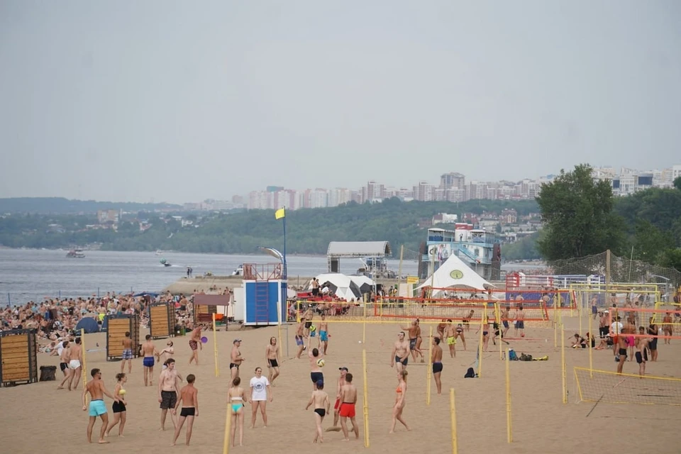 Волга у берегов Самары стала теплее.