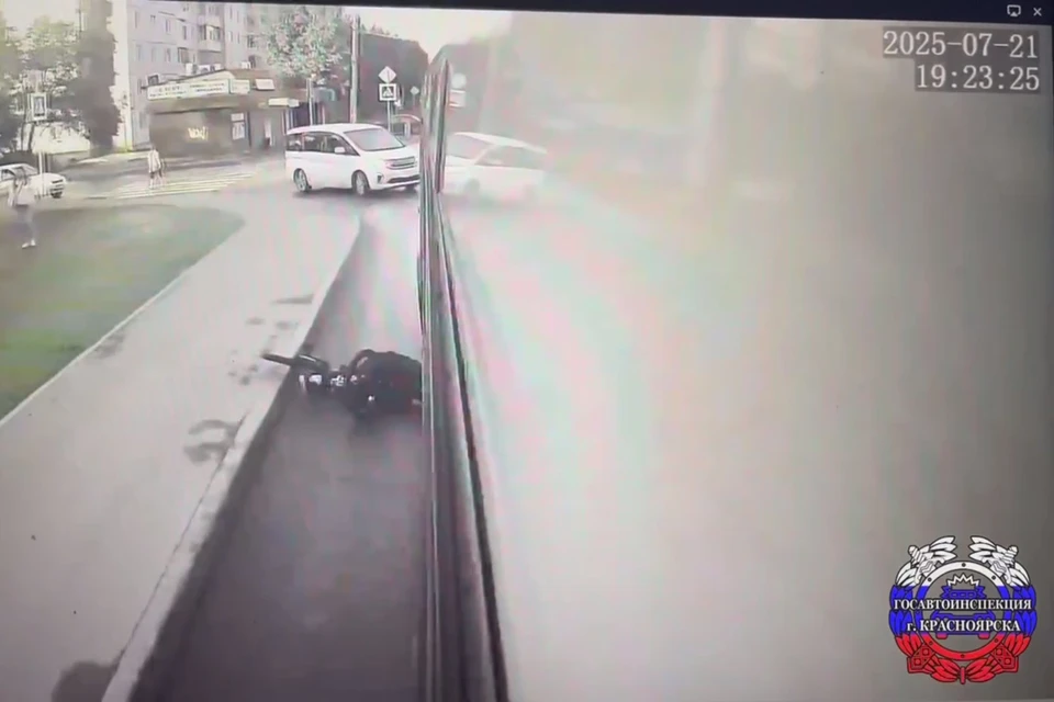 Скриншот: видео Госавтоинспекции Красноярского края