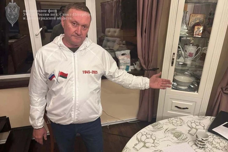 Недавно «ЕР» приостановила членство депутата Милюты. Фото: ФСБ России по Петербургу и Ленобласти