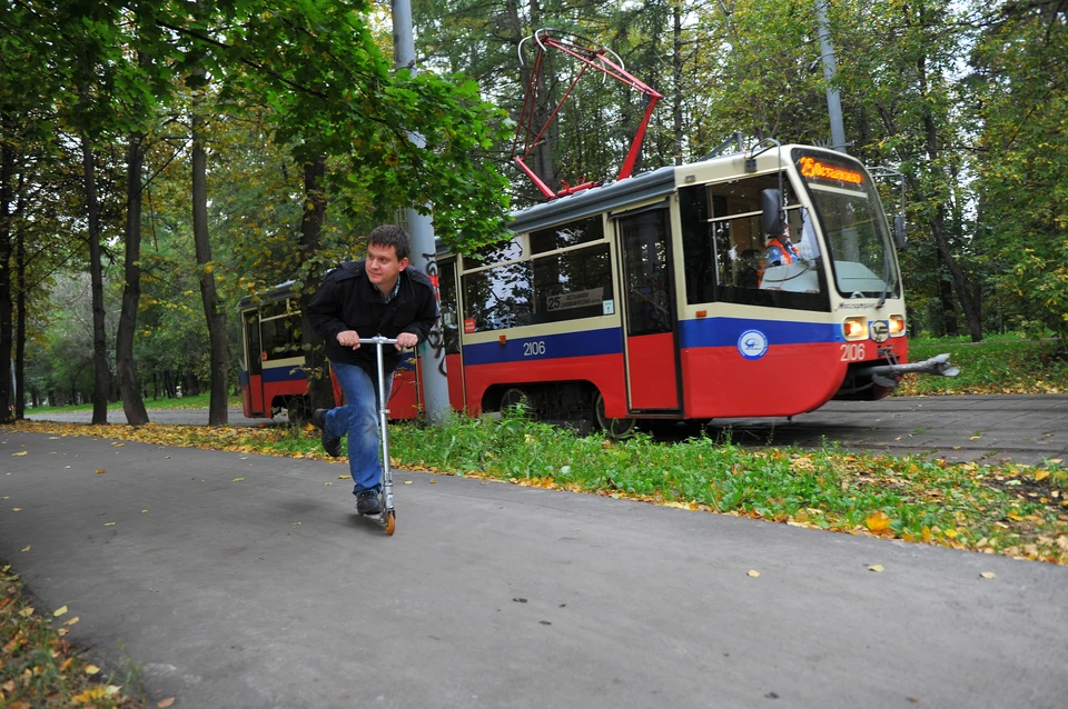 В Ульяновске на улице Радищева временно приостановлено движение трамваев. Фото архив КП