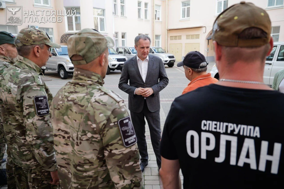 Белгородский губернатор передал «Орлану» семь автомобилей