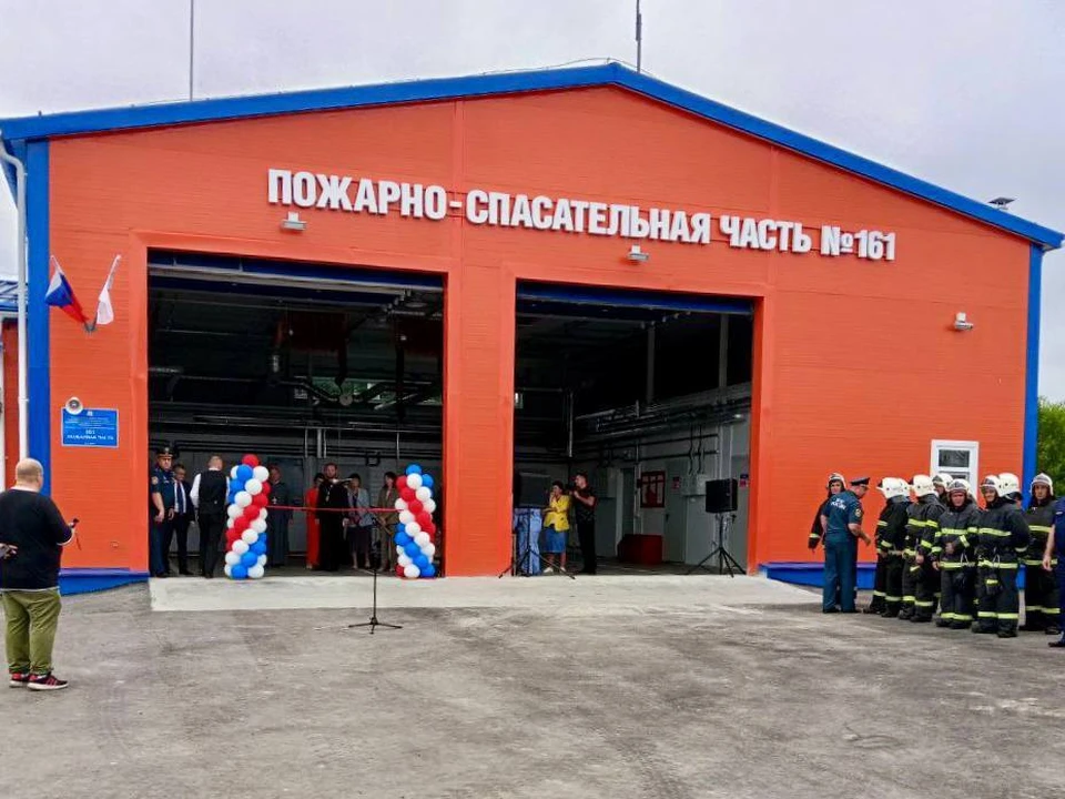 Два новых здания пожарных частей появились в Нижегородской области. Фото: пресс-служба ГУ МЧС России по Нижегородской области.