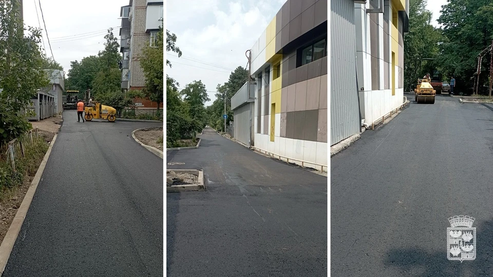 В Прикубанском округе Краснодара обновили асфальт на дорогах во дворах Фото: пресс-служба городской администрации