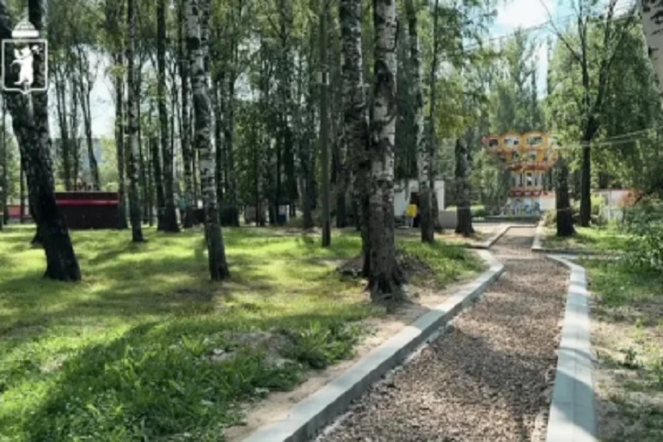 Работы в парке идут по графику.