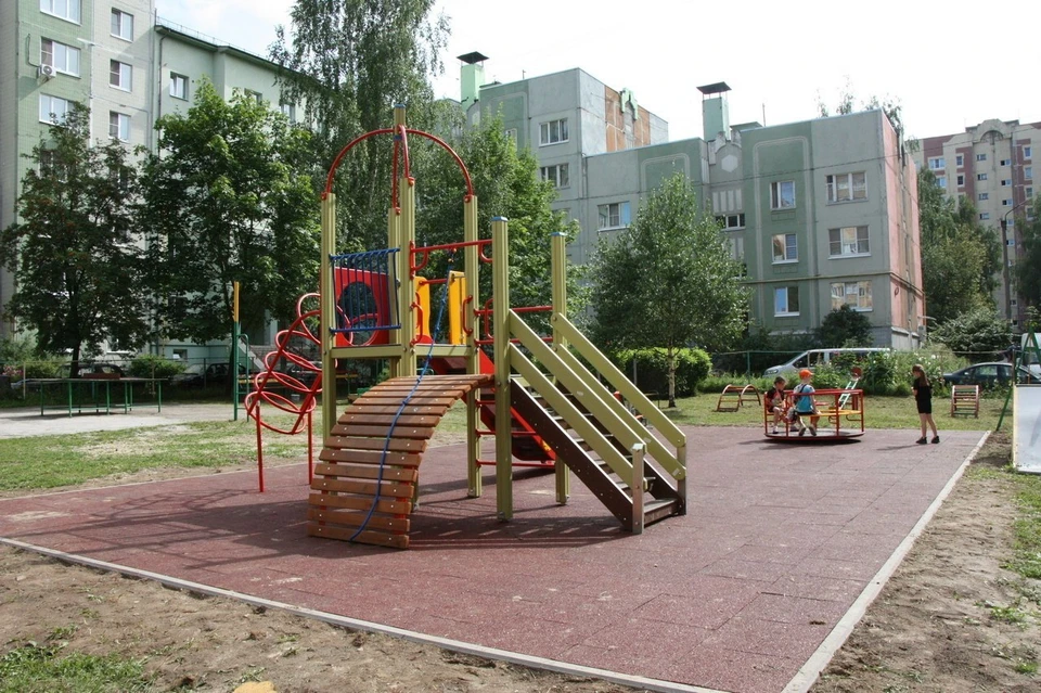 40 детских площадок установят в Рязани в 2025 году. Фото: администрация Рязани.