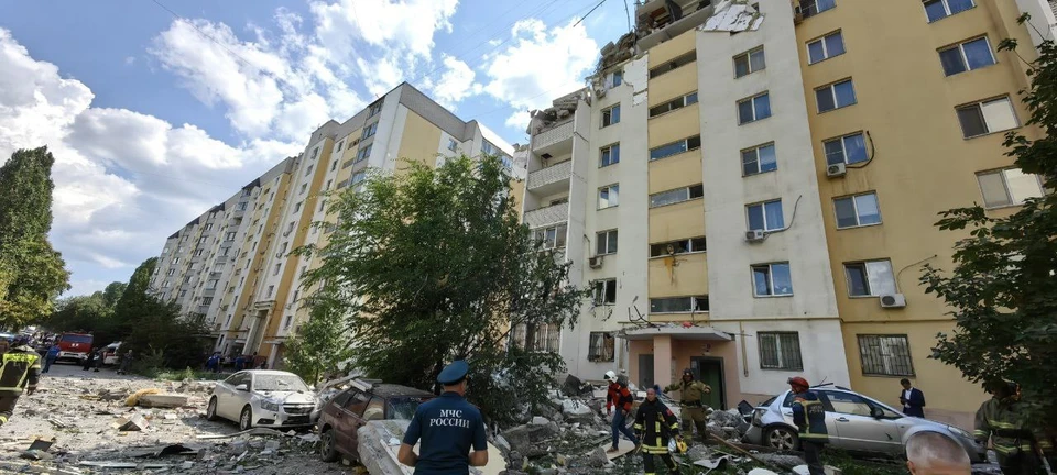Семь человек пострадали при взрыве газа в многоэтажке Саратова Фото: Telegram-кананл Романа Бусаргина