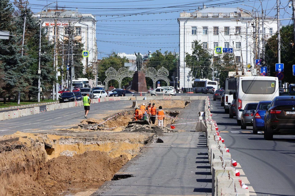 Мэрия и ГАИ повторно проверят организацию движения на Первомайском проспекте. Фото: администрация Рязани.