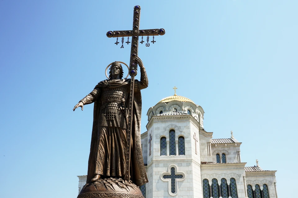 В этот день Православная церковь чтит память крестителя Руси. Фото: пресс-служба Главы Республики Крым