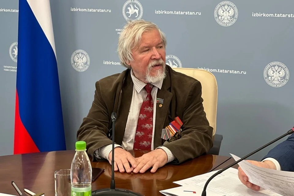 Смирнов представляет партию «Российская партия пенсионеров за социальную справедливость». Фото: ЦИК Татарстана