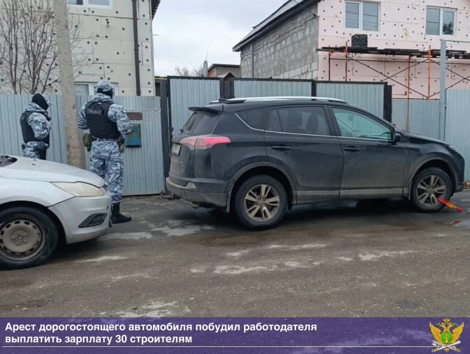 Арест внедорожника стал стимулом для генерального директора компании. Фото: ГУФСПП по Оренбургской области