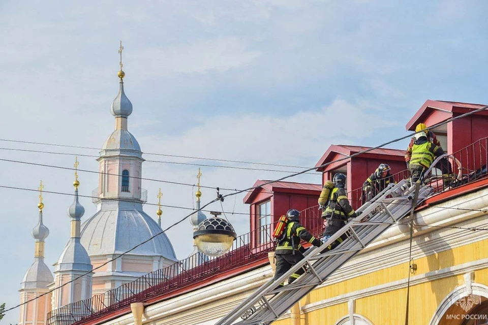 В результате возгорания никто не пострадал. Фото: ГУ МЧС России по Петербургу