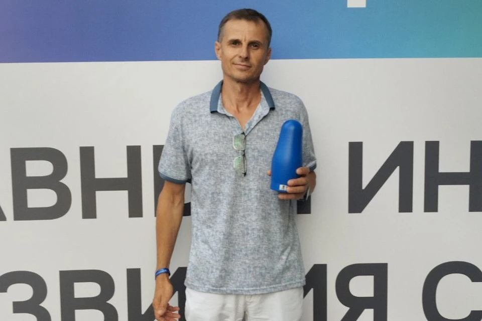 Директор ООО «Травы Азова» Алексей Колячкин на награждении престижного конкурса Фото: предоставлено ООО «Травы Азова»