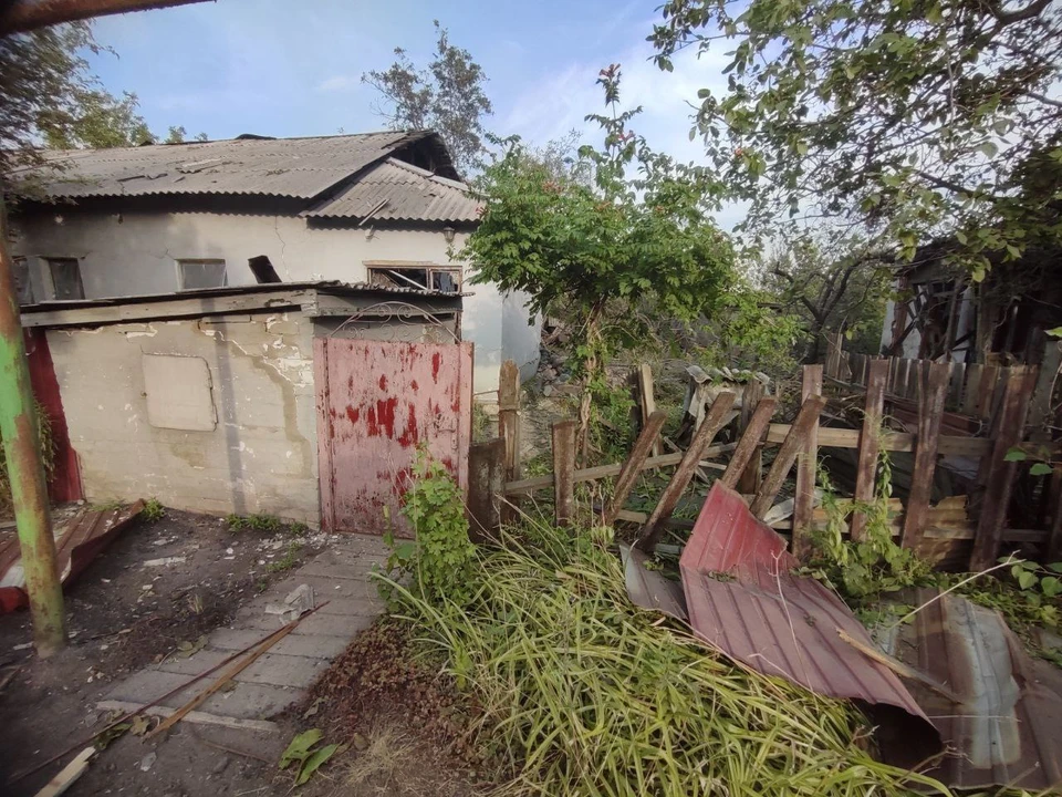 ВСУ применили артиллерию по городу. ФОТО: ТГ-канал Сергея Колягина