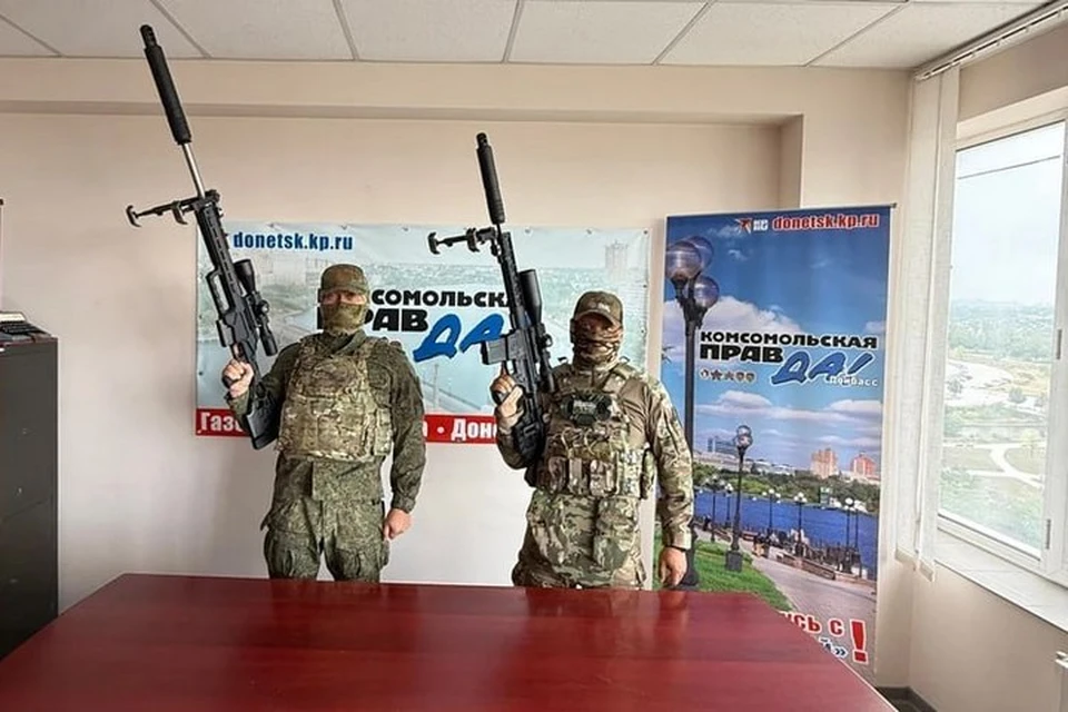 Снайперы (слева - направо): Командир подразделения ТИГР34 и Али