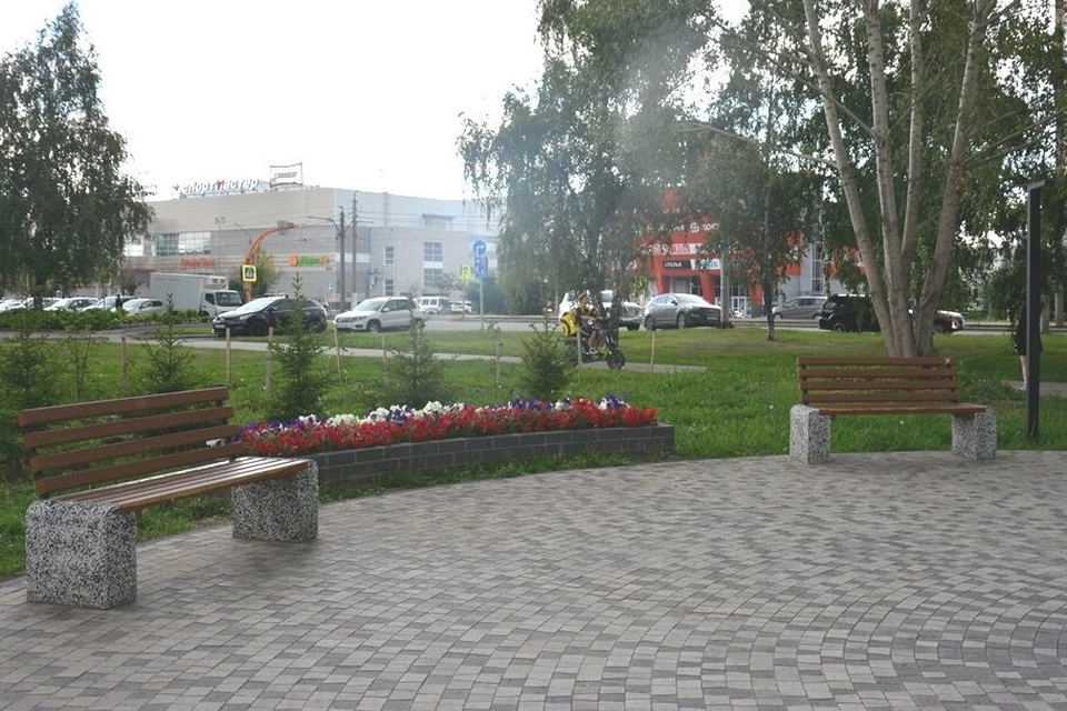 Сквер будут продолжать благоустраивать